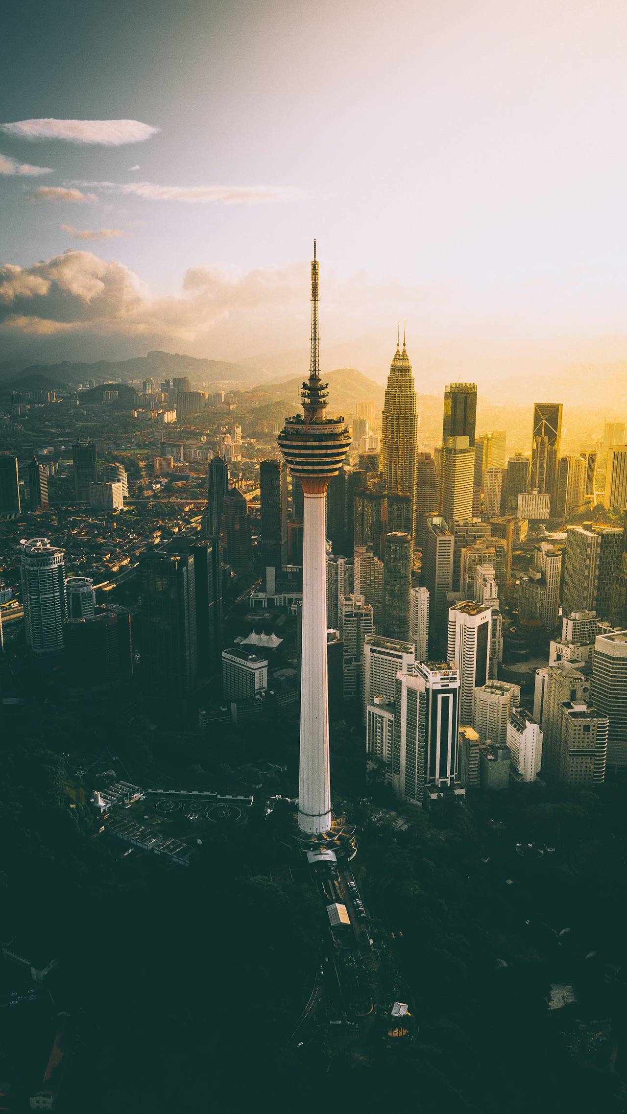 Dinner atop the Menara TV Tower
